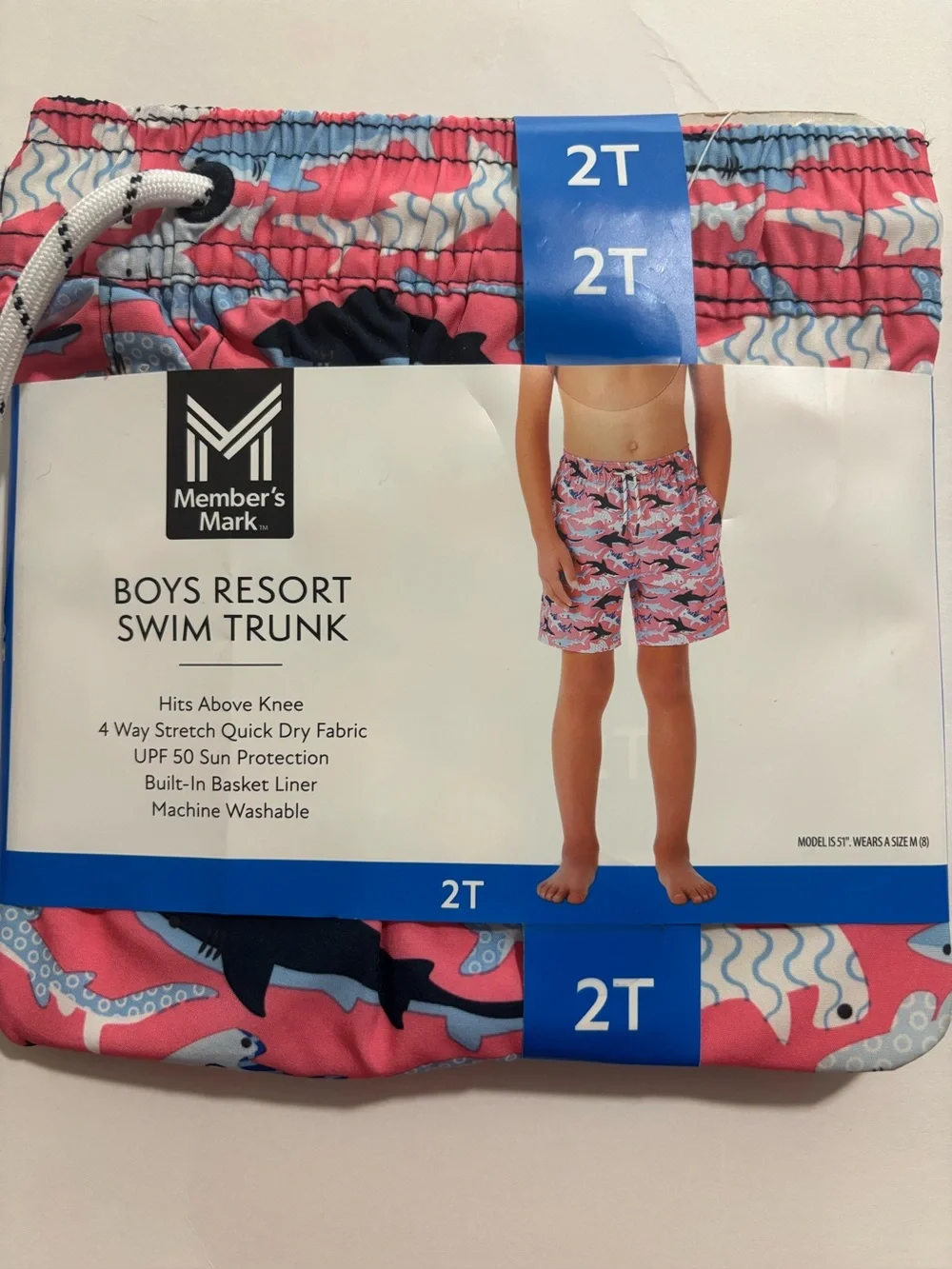 Members Mark Boys Swim Trunk Size 2T